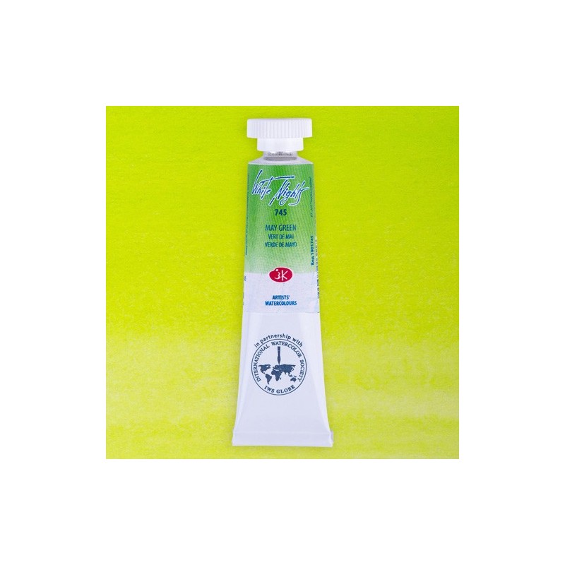 Material Bellas Artes - Pintura - Acuarelas White Nights en tubo 10 ml. Verde Mayo 745 | totenart.com