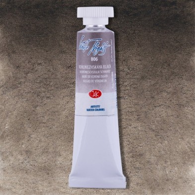 Material Bellas Artes - Pintura - Acuarelas White Nights en tubo 10 ml. Negro Voroneshkaya 806 ** | totenart.com