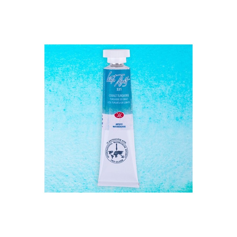 Material Bellas Artes - Pintura - Acuarelas White Nights en tubo 10 ml. Turquesa de Cobalto 531 | totenart.com
