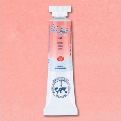 Material Bellas Artes - Pintura - Acuarelas White Nights en tubo 10 ml. Coral 355 (Pastel) | totenart.com