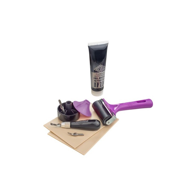 Material Bellas Artes - Pintura - Set de Grabado con Linóleo Essentials Essdee  | totenart.com