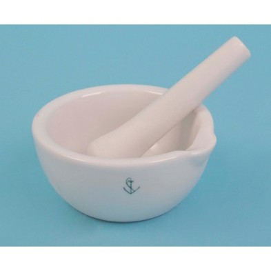 Material Bellas Artes - Pintura - Mortero de porcelana con moleta para pintura ** | totenart.com