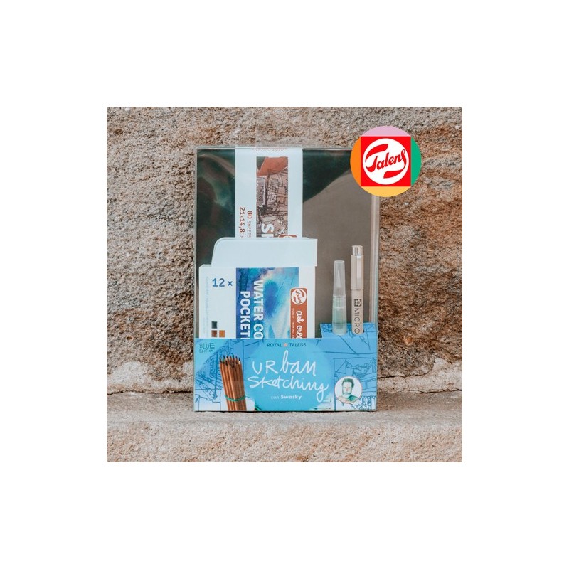 Material Bellas Artes – pintura-y-dibujo - Set Urban Sketching, BLACK EDITION | totenart.com