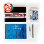 Material Bellas Artes – pintura-y-dibujo - Set Urban Sketching, BLACK EDITION | totenart.com