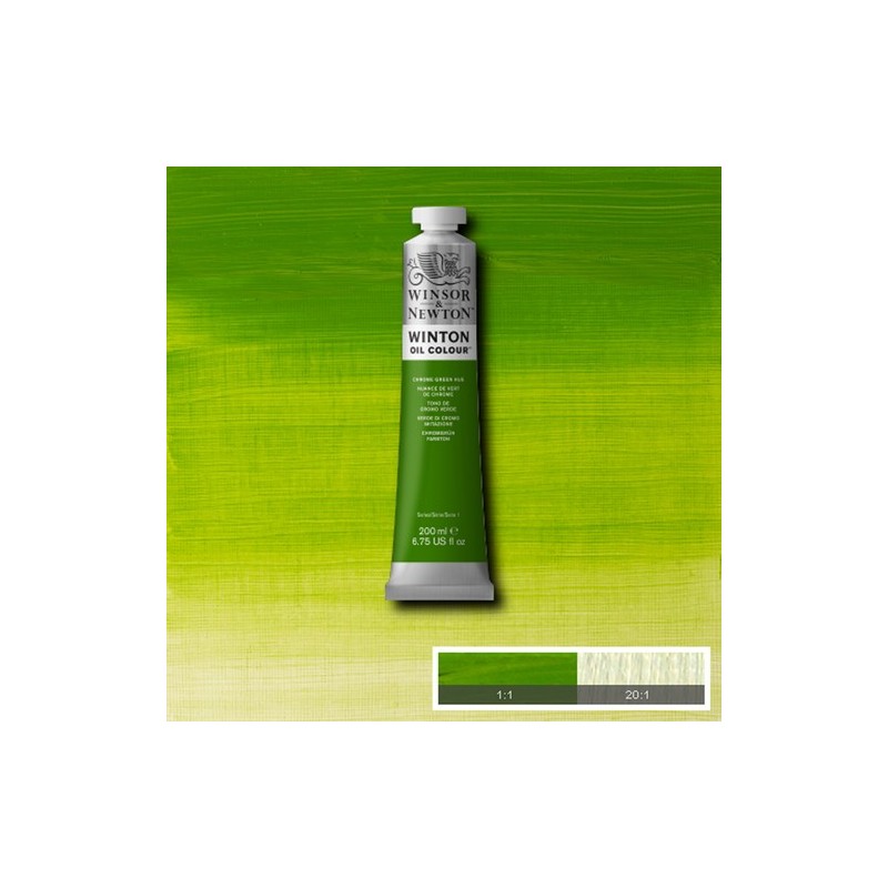 Material Bellas Artes - Pintura - Óleo Winsor & Newton Winton color Tono Verde Cromo (200 ml) | totenart.com