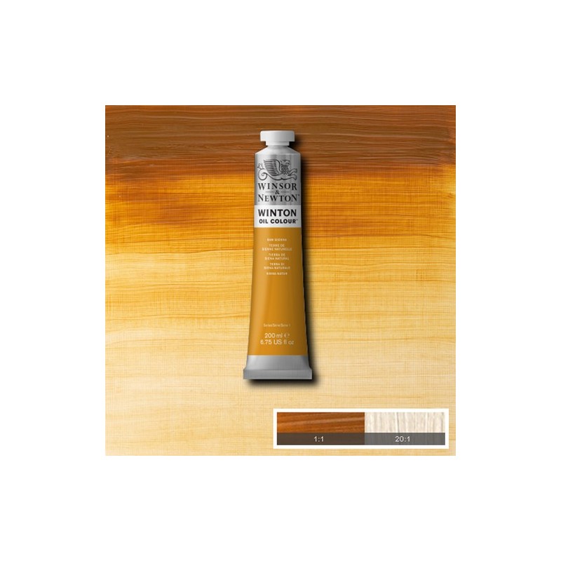 Material Bellas Artes - Pintura - Óleo Winsor & Newton Winton color Tierra Siena Natural (200 ml) | totenart.com