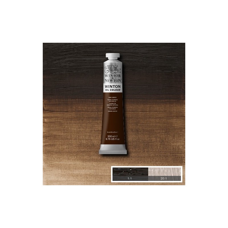 Material Bellas Artes - Pintura - Óleo Winsor & Newton Winton color tierra sombra natural (200 ml) | totenart.com