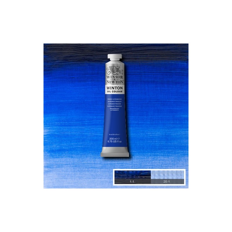 Material Bellas Artes - Pintura - Óleo Winsor & Newton Winton color ultramar francés (200 ml) | totenart.com