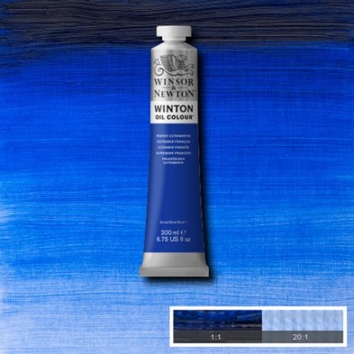 Material Bellas Artes - Pintura - Óleo Winsor & Newton Winton color ultramar francés (200 ml) | totenart.com