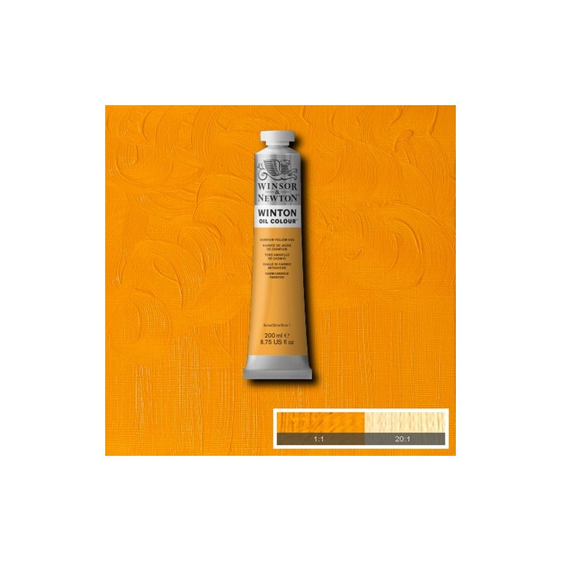Material Bellas Artes - Pintura - Óleo Winsor & Newton Winton color tono amarillo cadmio (200 ml) | totenart.com