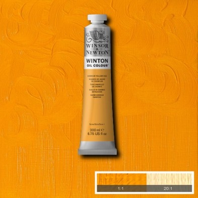 Material Bellas Artes - Pintura - Óleo Winsor & Newton Winton color tono amarillo cadmio (200 ml) | totenart.com