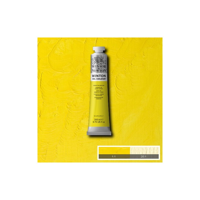 Material Bellas Artes - Pintura - Óleo Winsor & Newton Winton color Amarillo Limón (200 ml) | totenart.com
