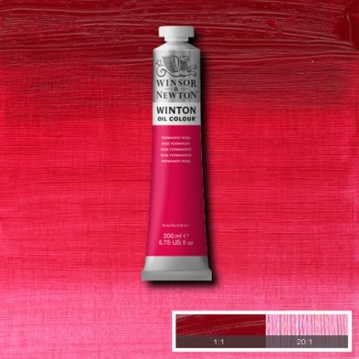 Material Bellas Artes - Pintura - Óleo Winsor & Newton Winton color Rosa Permanente (200 ml) | totenart.com