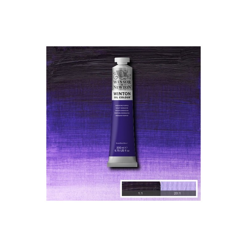 Material Bellas Artes - Pintura - Óleo Winsor & Newton Winton color Púrpura de Dioxacina (200 ml) | totenart.com