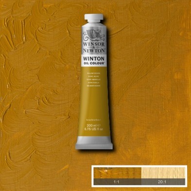 Material Bellas Artes - Pintura - Óleo Winsor & Newton Winton color ocre amarillo (200 ml) | totenart.com