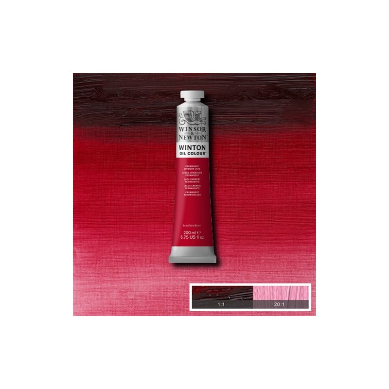 Material Bellas Artes - Pintura - Óleo Winsor & Newton Winton color Laca Carmesí Permanente (200 ml) | totenart.com