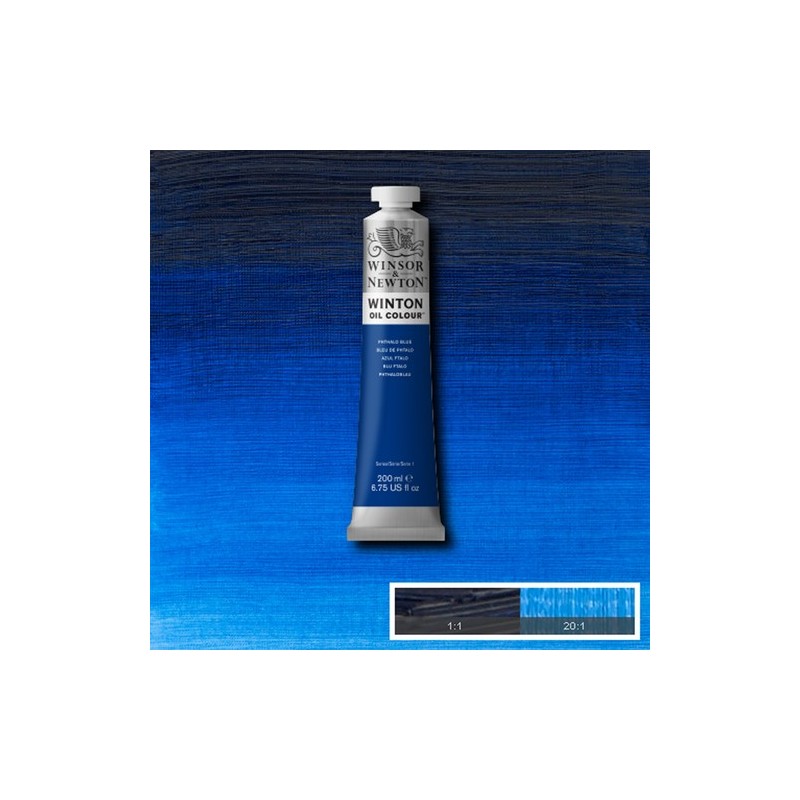 Material Bellas Artes - Pintura - Óleo Winsor & Newton Winton color Azul Ftalo (200 ml) | totenart.com