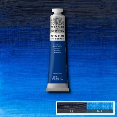 Material Bellas Artes - Pintura - Óleo Winsor & Newton Winton color Azul Ftalo (200 ml) | totenart.com