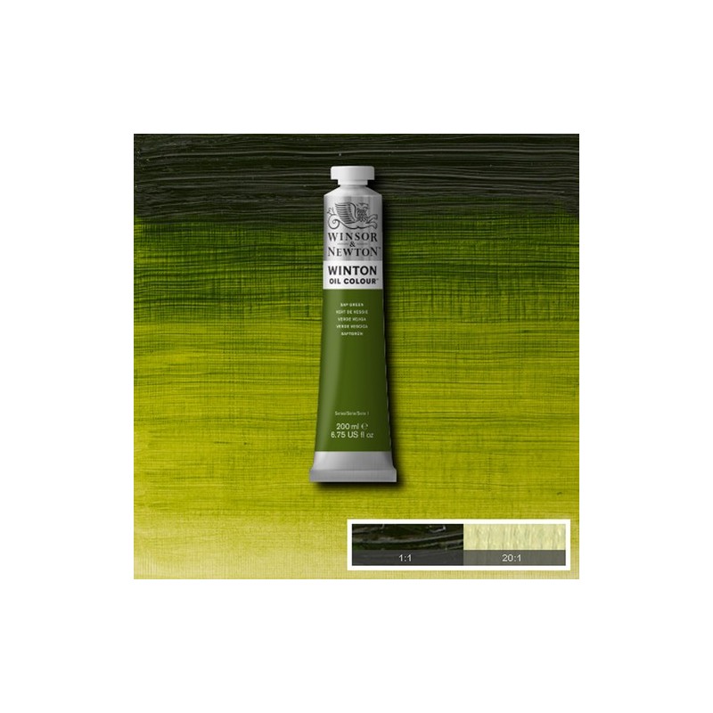 Material Bellas Artes - Pintura - Óleo Winsor & Newton Winton color verde vejiga (200 ml) | totenart.com