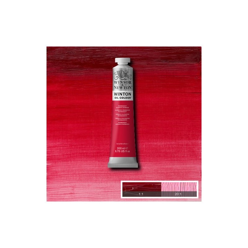 Material Bellas Artes - Pintura - Óleo Winsor & Newton Winton color carmesí alizarina permanente (200 ml) | totenart.com