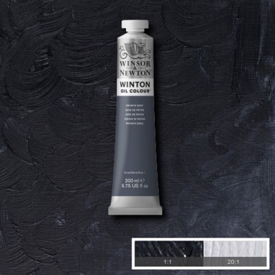 Material Bellas Artes - Pintura - Óleo Winsor & Newton Winton color Gris de Payne (200 ml) | totenart.com