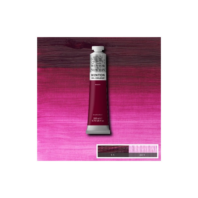 Material Bellas Artes - Pintura - Óleo Winsor & Newton Winton color Magenta (200 ml) | totenart.com