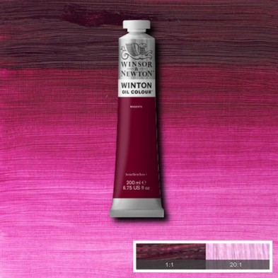 Material Bellas Artes - Pintura - Óleo Winsor & Newton Winton color Magenta (200 ml) | totenart.com