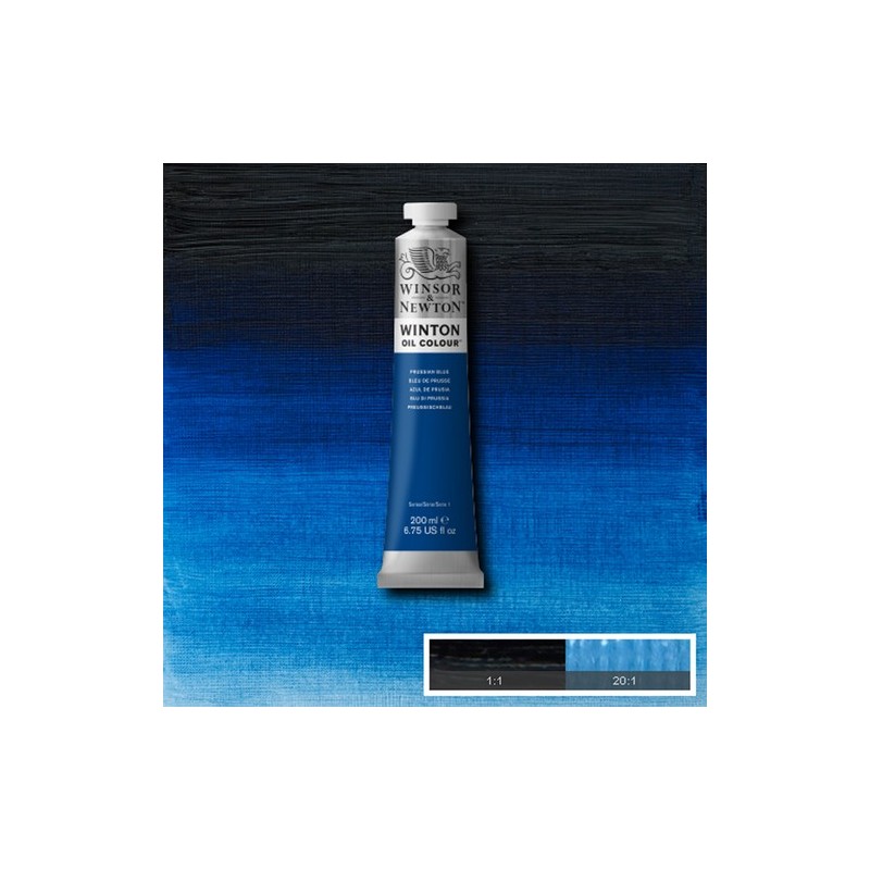 Material Bellas Artes - Pintura - Óleo Winsor & Newton Winton color Azul de Prusia (200 ml) | totenart.com