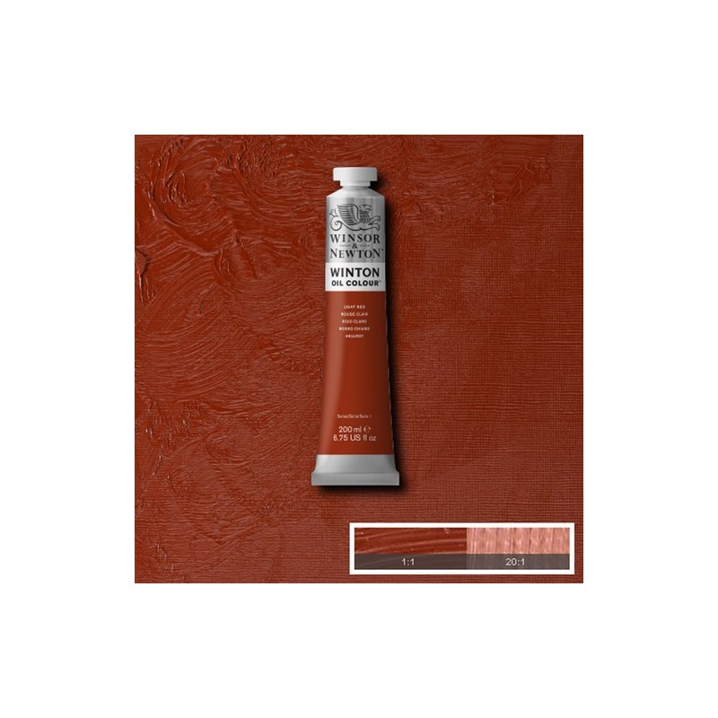 Material Bellas Artes - Pintura - Óleo Winsor & Newton Winton color Rojo Claro (200 ml) | totenart.com