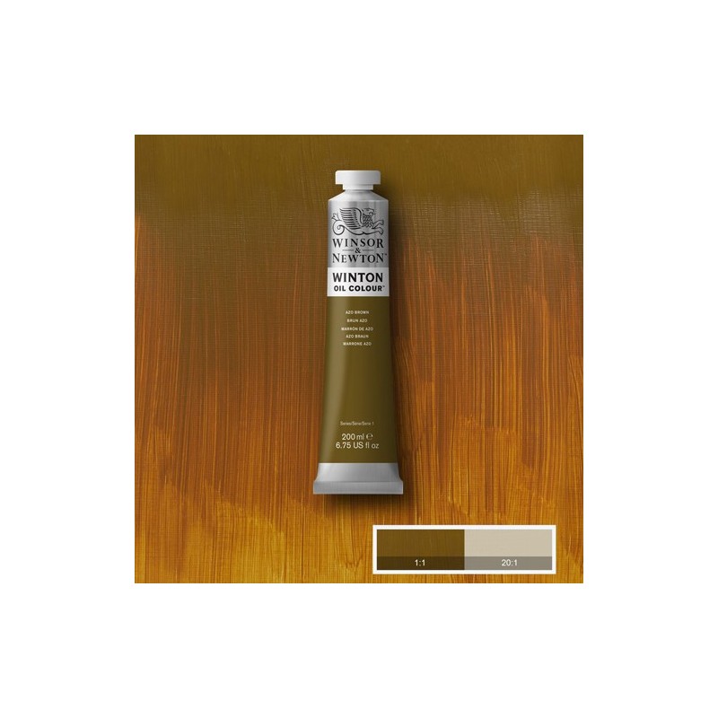 Material Bellas Artes - Pintura - Óleo Winsor & Newton Winton color Marrón Azo (200 ml) | totenart.com
