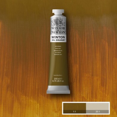 Material Bellas Artes - Pintura - Óleo Winsor & Newton Winton color Marrón Azo (200 ml) | totenart.com
