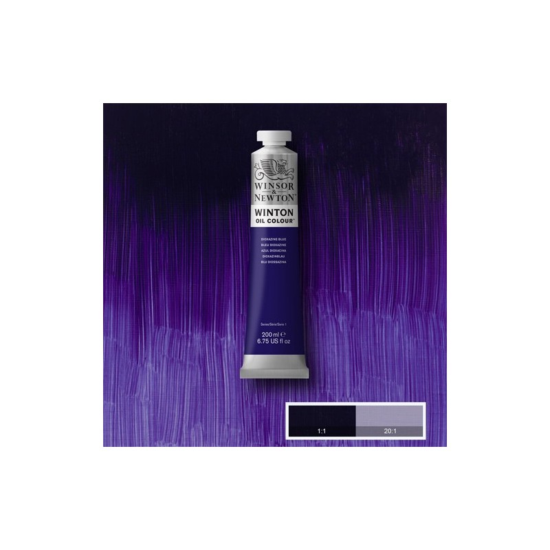 Material Bellas Artes - Pintura - Óleo Winsor & Newton Winton color Azul de Dioxacina (200 ml) | totenart.com