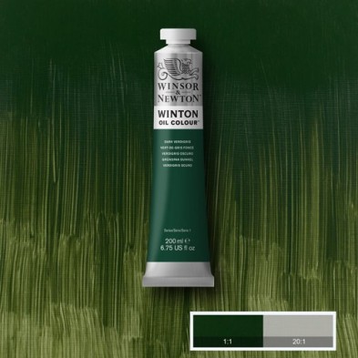 Material Bellas Artes - Pintura - Óleo Winsor & Newton Winton color Verdigris Oscuro (200 ml) | totenart.com