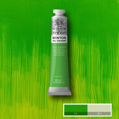 Material Bellas Artes - Pintura - Óleo Winsor & Newton Winton color Amarillo Ftalo Verdoso (200 ml) | totenart.com