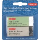 Material Bellas Artes - Pintura - Kit de 2 gomas de borrar, Derwent | totenart.com