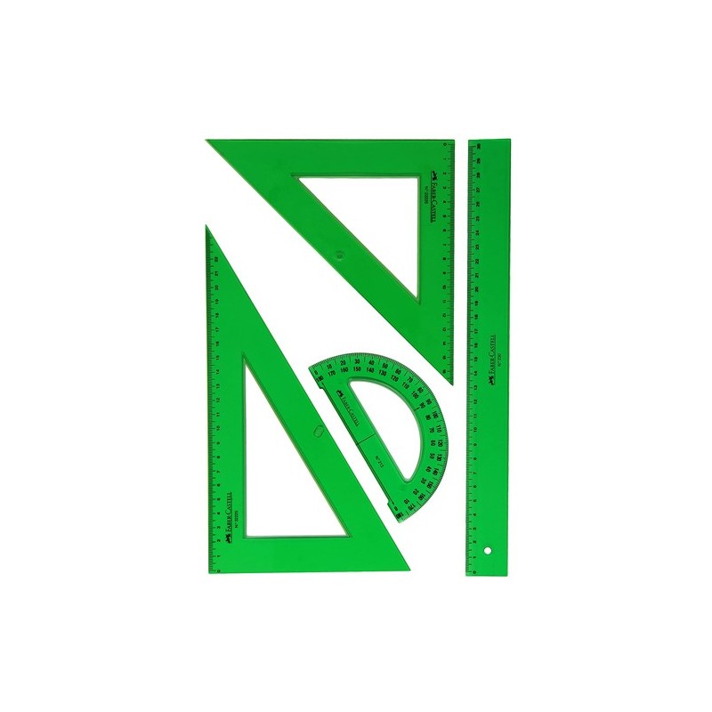 Material Bellas Artes - Dibujo - Set de reglas Faber Castell | totenart.com