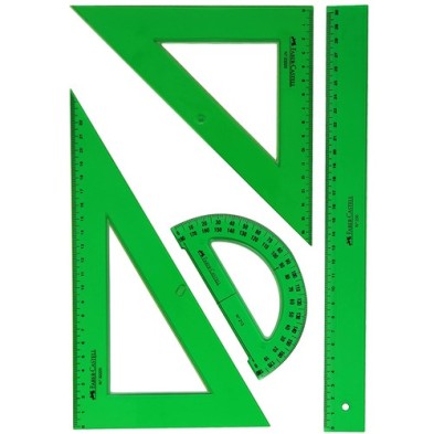 Material Bellas Artes - Dibujo - Set de reglas Faber Castell | totenart.com