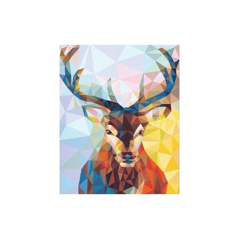 Material Bellas Artes - Pintura - Pintar por números kit cuadro \"Reno Moderno\", 40x50cm, Figured\'Art | totenart.com