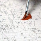 Material Bellas Artes - Pintura - Pintar por números kit cuadro \"Elefante y explosión de colores\", 40x50cm, Figured\'Art | tot