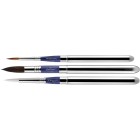 Material Bellas Artes - Pintura - Set 3 pinceles para acuarela de viaje Escoda con estuche azul | totenart.com