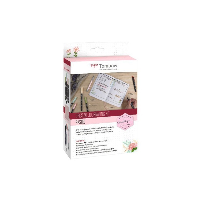 Material Bellas Artes - Pintura - Set Creativo Bullet Journaling Tombow, Pastel | totenart.com
