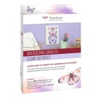 Material Bellas Artes - Pintura - Set de lienzos para acuarela Tombow, Mariposas Elegantes | totenart.com