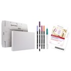 Material Bellas Artes - Pintura - Set de lienzos para acuarela Tombow, Mariposas Elegantes | totenart.com