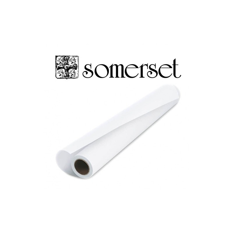 Material Bellas Artes - Pintura - Rollo Papel Somerset 100% algodón, Satinado, 300 gr., 152,4 cm x 10m. (Blanco natural) | toten