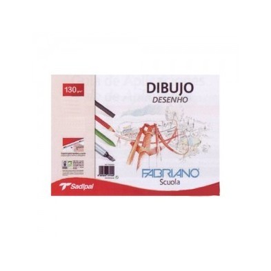 Material Bellas Artes – pintura-y-dibujo - Fabriano dibujo, (minipack) 24x32, 130 gr, pack 10 h (A4+) | totenart.com