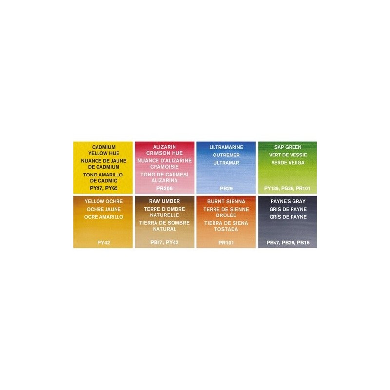 Material Bellas Artes - Pintura - Caja acuarelas de bolsillo Winsor and Newton Cotman, 8 1/2 godets (capacidad 12) y pincel, Pai