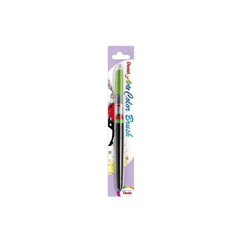 Material Bellas Artes - Pintura - Pincel \"Colour Brush\" recargable Pentel, Verde Claro 111 | totenart.com
