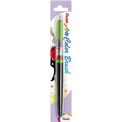 Material Bellas Artes - Pintura - Pincel \"Colour Brush\" recargable Pentel, Verde Claro 111 | totenart.com