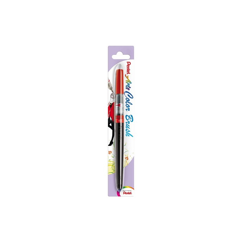 Material Bellas Artes - Pintura - Pincel \"Colour Brush\" recargable Pentel, Rojo 102 | totenart.com