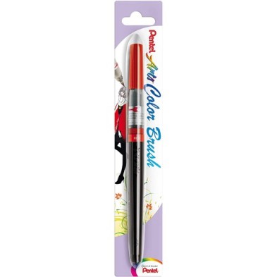 Material Bellas Artes - Pintura - Pincel \"Colour Brush\" recargable Pentel, Rojo 102 | totenart.com